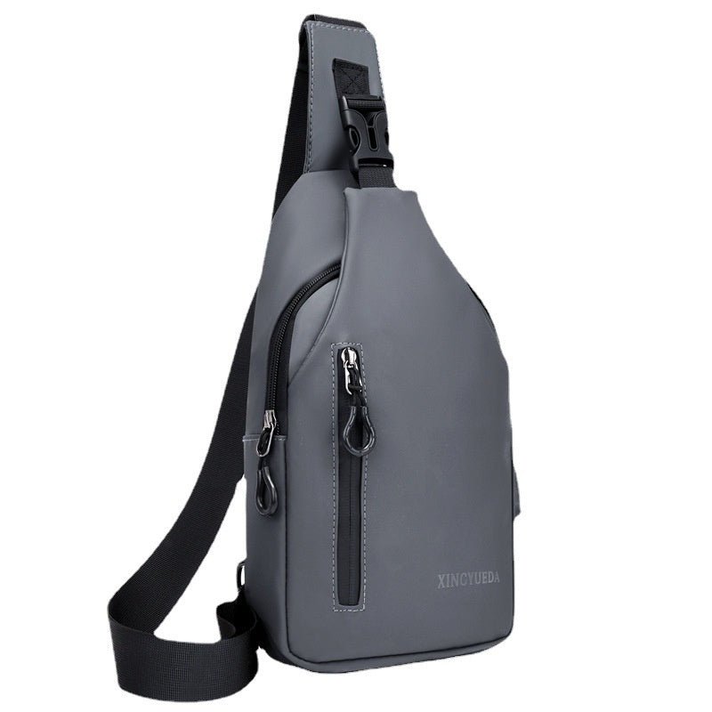 Men's Chest Bag Casual Backpack Sports Function Oblique Shoulder Fashion Tactical Single Crossbody - Zambeel
