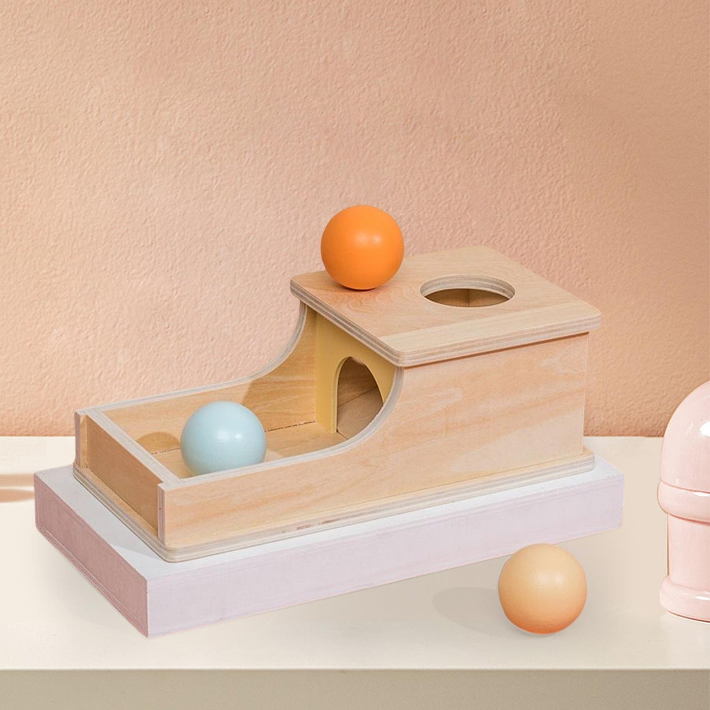 New Wooden Montessori Teaching Aids Sensory Training Target Box Toys - Zambeel