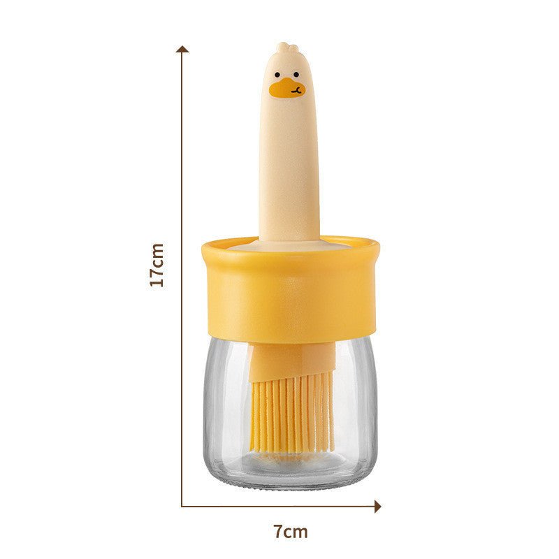 Oil Brush With Bottle Resistant To High Temperature - Zambeel