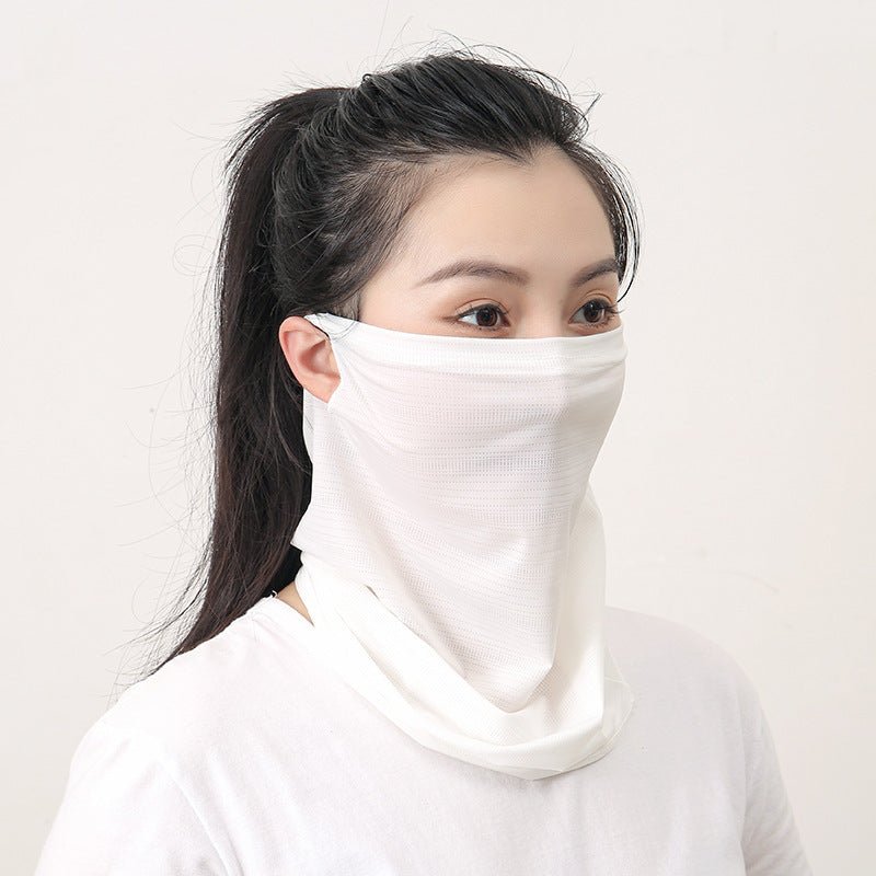 Outdoor Cycling Ice Silk Mesh Mask Sports - Zambeel