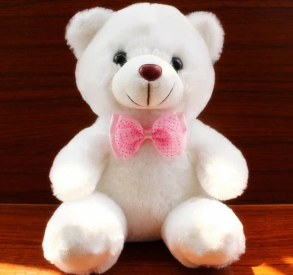 Colorful Glowing Teddy Bear – Soft Plush Night Light Toy for Kids