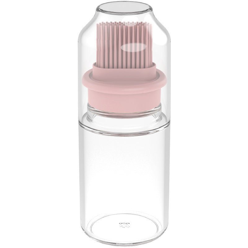 Portable Oil Bottle with Brush Silicone Barbecue Liquid Gadgets High - temperature Kitchen Baking Pastry Barbecue BBQ Tool - Zambeel