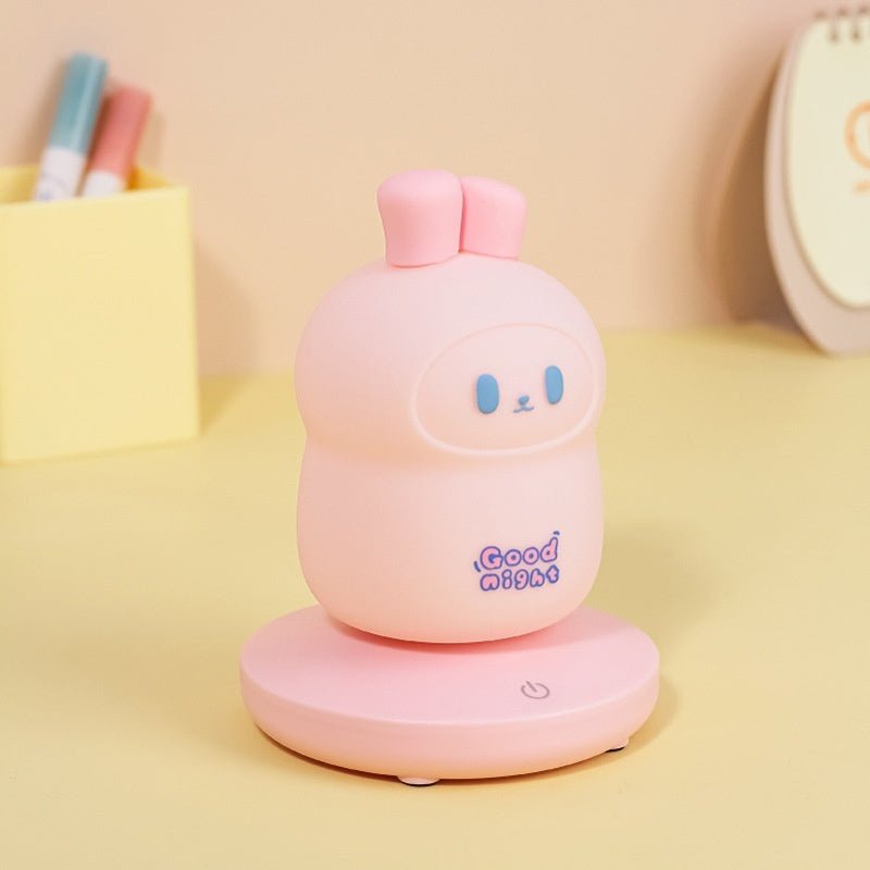Rabbit Usb Silicone Night Lamp Charging Lamp - Zambeel
