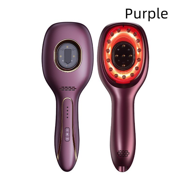 Red And Blue Hair Growth Hair Nourishing Hair Hair Prevention Hair Loss Into Care Comb - Zambeel
