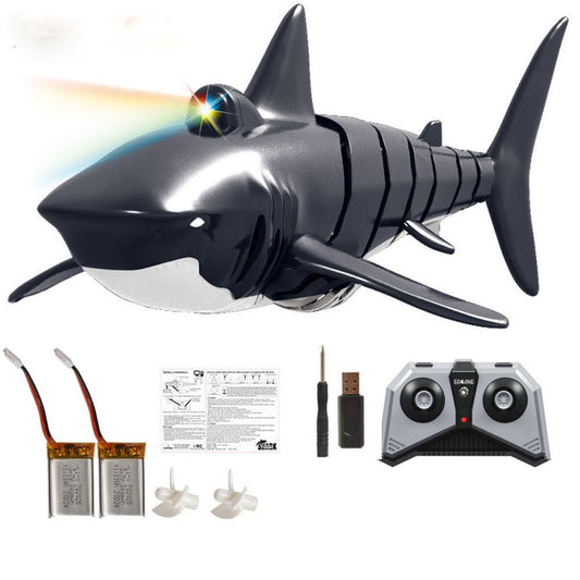 Remote Control Shark Remote Control Boat Water Toy Children's Toy Rowing Water Toy Diving - Zambeel