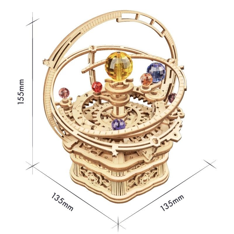 Robotime Rokr Music Box 3D Wooden Puzzle Building Kits Game Assembly Model Toys for Children Kids Birthday Christmas Gifts AMK51 - Zambeel