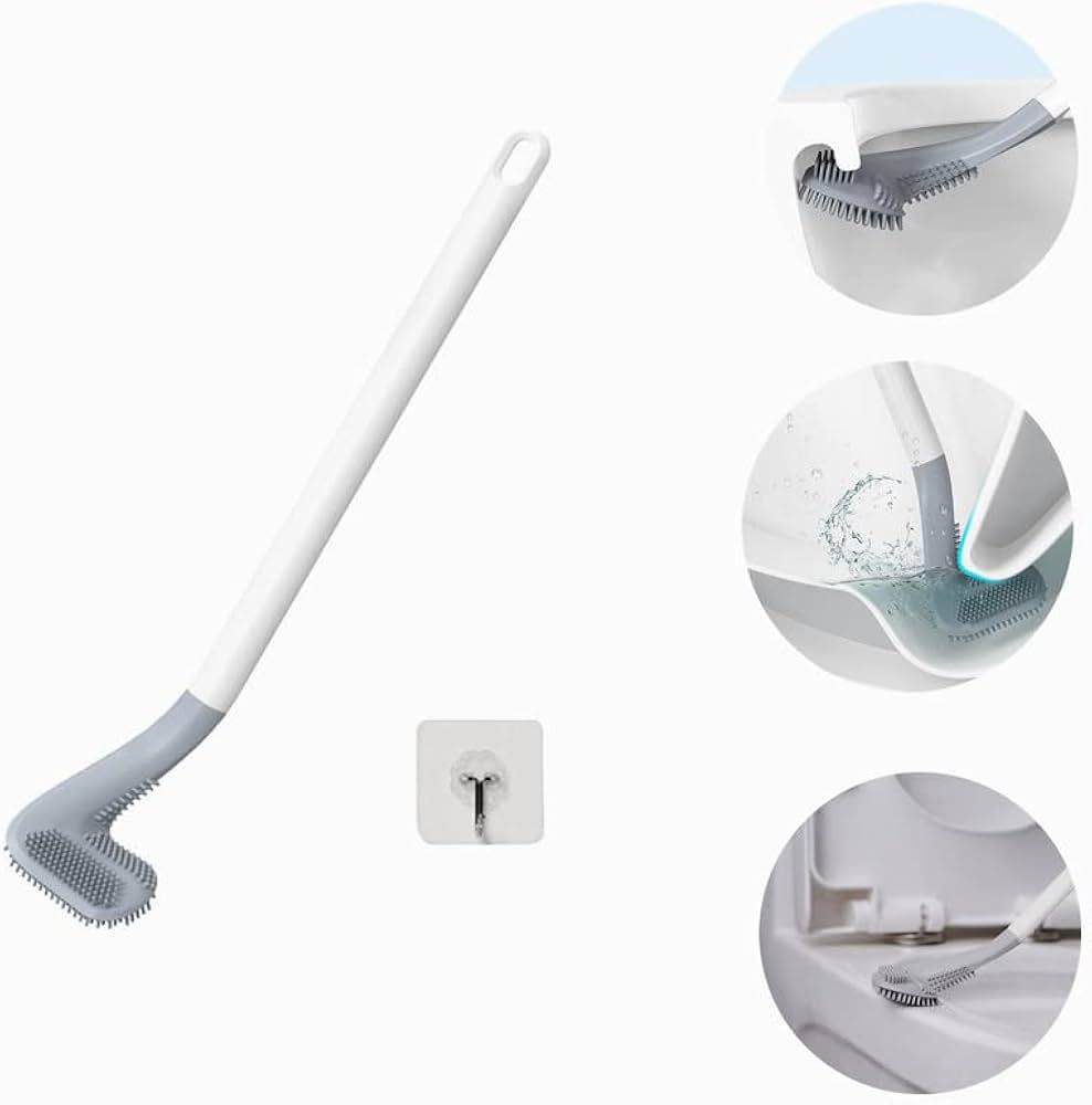 Silicone Toilet Cleaning Brush