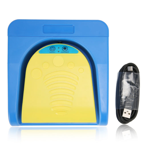 Single Foot Switch Pedal Wireless Wired USB Two Connection Mode High Sensitivity Ergonomic Foot Switch Pedal - Zambeel
