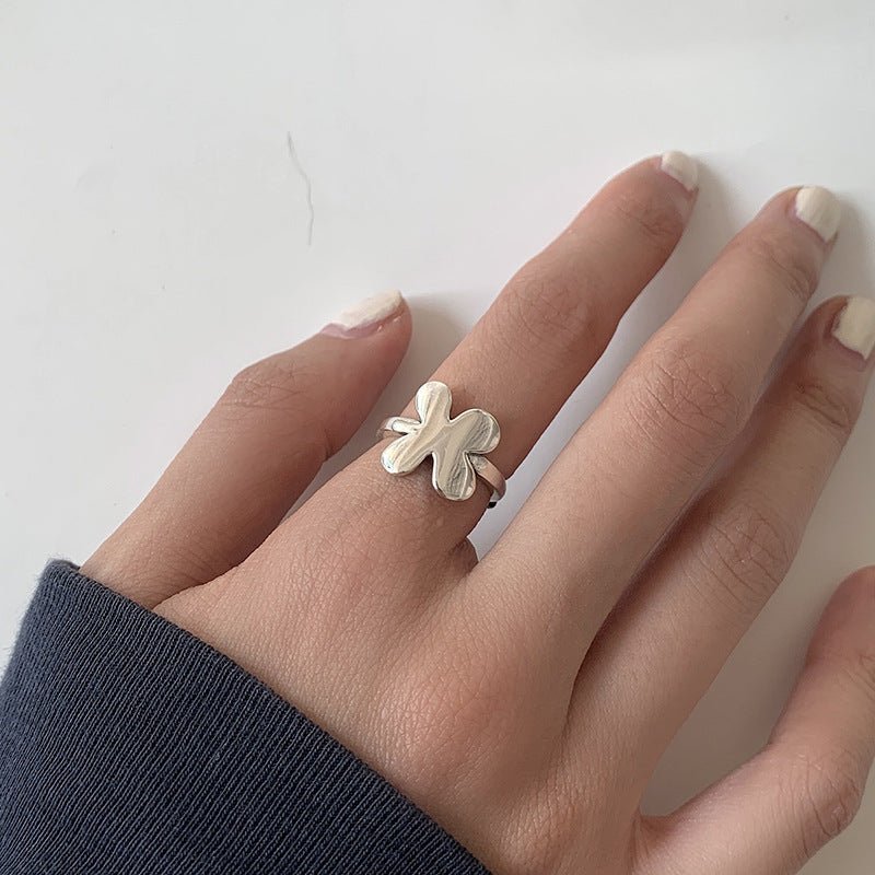 Small Balls Fringe Tape Pendant Open Ring - Zambeel