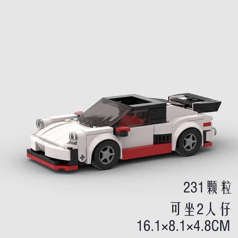 Small Particle Sports Car Moc Puzzle Assembled Children's Building Blocks Toy - Zambeel