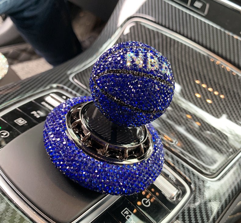 Solar Car Perfume Decoration Rotating Ball Ornament - Zambeel