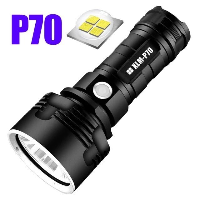 Strong Flashlight Focusing Led Flash Light Rechargeable Super Bright LED Outdoor Xenon Lamp - Zambeel