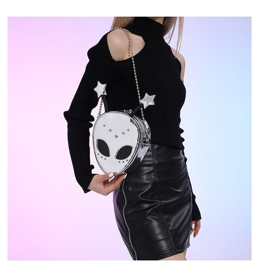 Trend Special-interest Design Shiny Fashion Shoulder Popular Messenger Bag