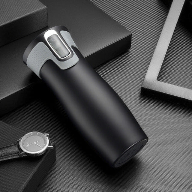 Vacuum Insulated Stainless Steel Travel Mugs Water Flask Thermal Tea Bottle - Zambeel