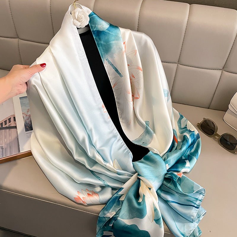 Warm Scarf Air Conditioning Shawl Spring And Autumn Beach Towel - Zambeel