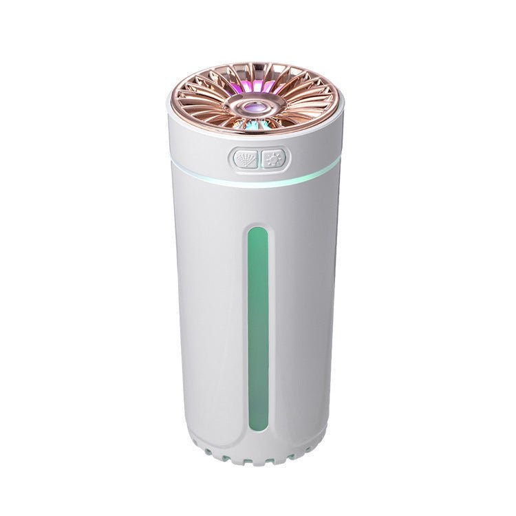 Wireless Air Humidifier Colorful Lights Mute Ultrasonic USB Fogger Diffuser Purifier 800mAh Rechargeabl Cool Mist Maker For Car - Zambeel