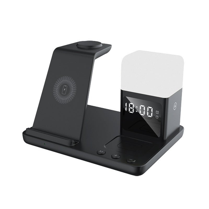 Wireless Charger 6 - in - 1 Small Night Lamp Alarm Clock - Zambeel