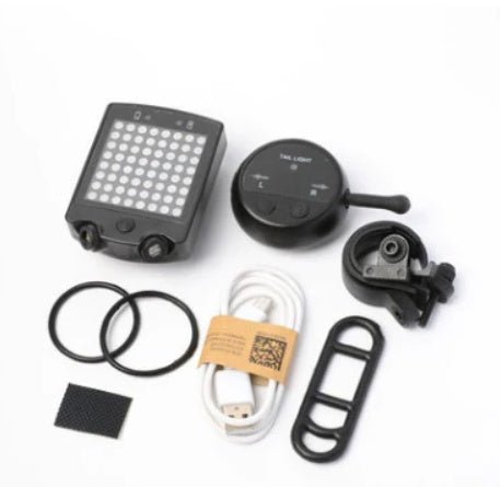 Wireless Remote Control Steering Taillight Bicycle Riding Taillight USB Charging Steering Taillight